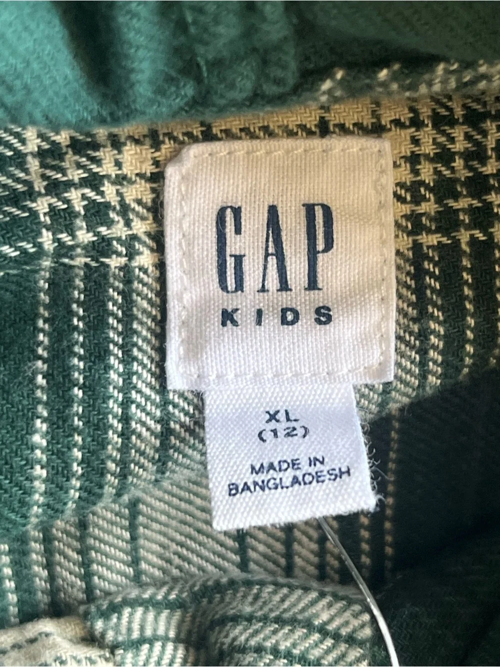 Gap Kids Hooded Flannel Shirt | Size XL/12